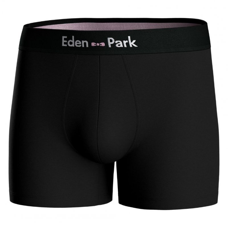 EDEN PARK Lot de 2 Boxers Homme Coton ONEX2 Noir Marine