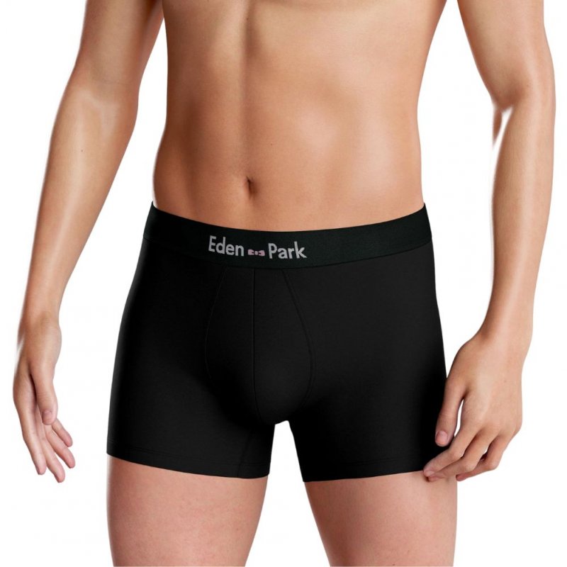 EDEN PARK Lot de 2 Boxers Homme Coton ONEX2 Noir Marine