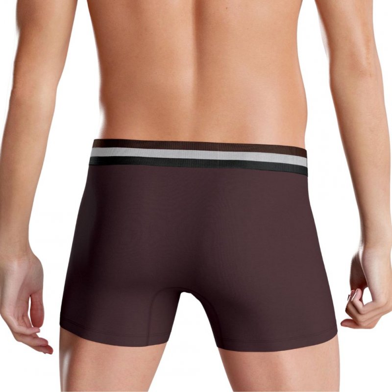 EDEN PARK Lot de 2 Boxers Homme Coton CEINTRI Fudge Marine