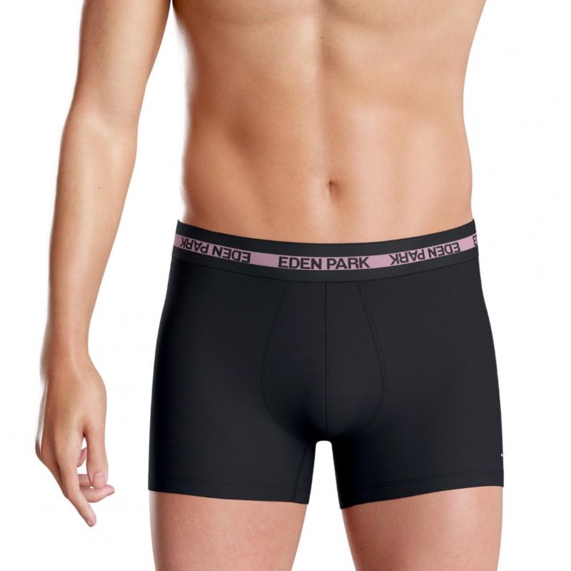 EDEN PARK Boxer Homme Coton CEINLOG Rose Marine