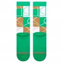 STANCE Chaussettes Homme Coton ZONE BOS Vert Blanc NBA