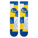 STANCE Chaussettes Homme Coton ZONE GSW Jaune Bleu NBA