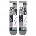 STANCE Chaussettes Homme Coton ZONE BKN Gris Blanc NBA