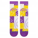 STANCE Chaussettes Homme Coton ZONE LAL Jaune Violet NBA