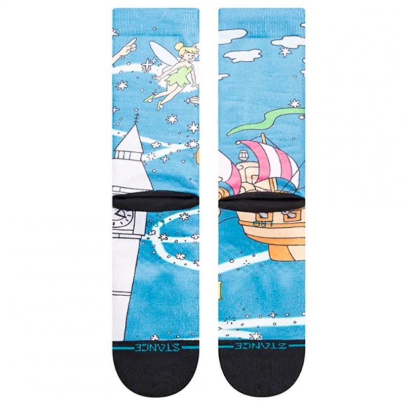 STANCE Chaussettes Homme Coton PETER PAN BY TRAVIS Bleu DISNEY