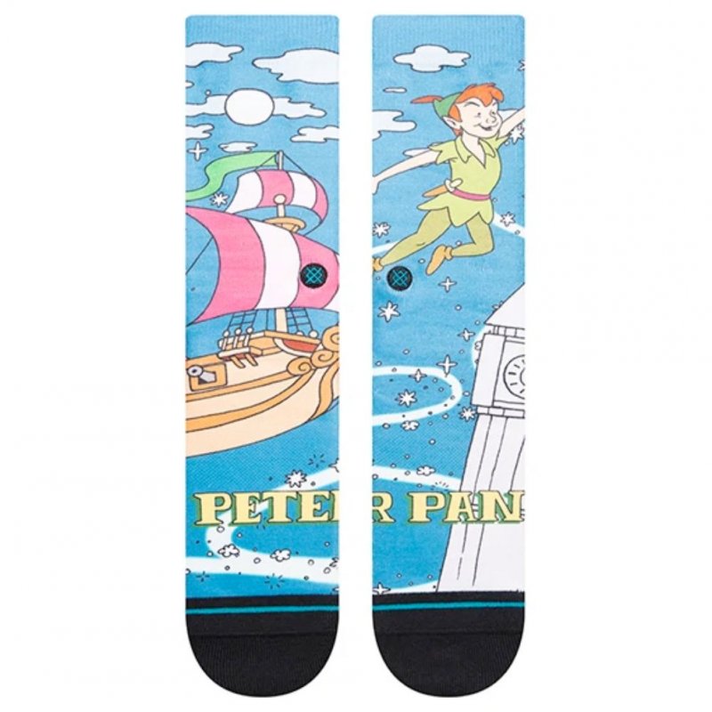 STANCE Chaussettes Homme Coton PETER PAN BY TRAVIS Bleu DISNEY