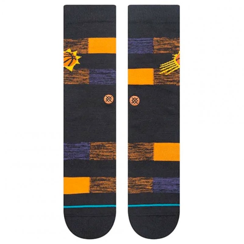 STANCE Chaussettes Homme Coton SUNS CRYPTIC Noir Orange NBA