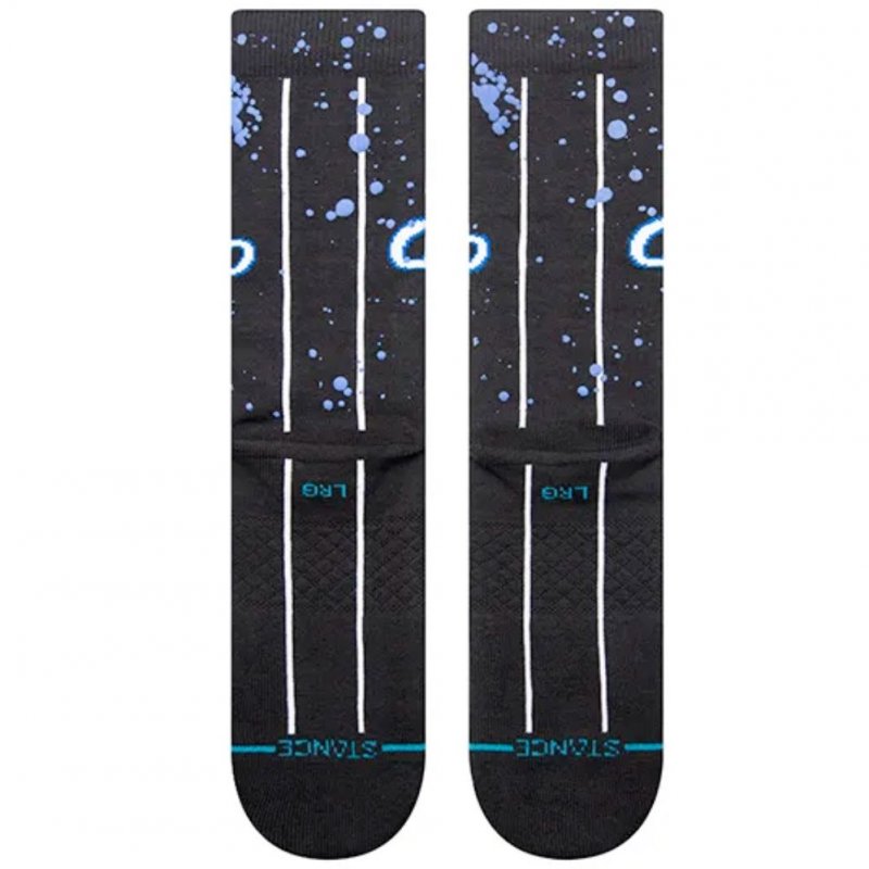 STANCE Chaussettes Homme Coton OVERSPRAY ORL Noir Ciel NBA