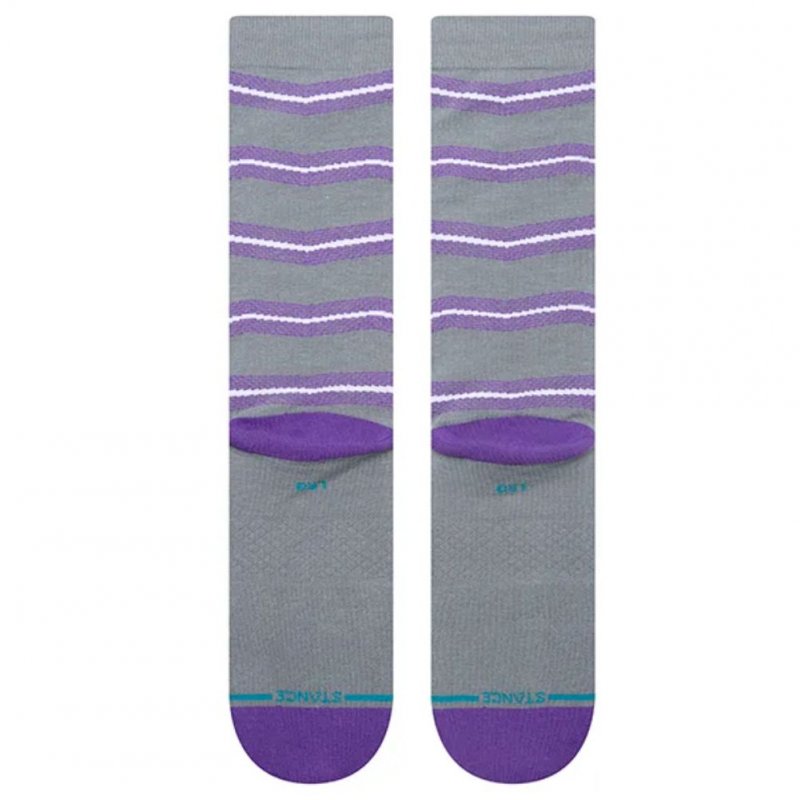 STANCE Chaussettes Homme Coton CE 2023 SAC Gris Violet NBA