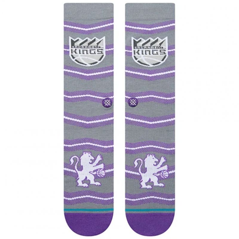 STANCE Chaussettes Homme Coton CE 2023 SAC Gris Violet NBA