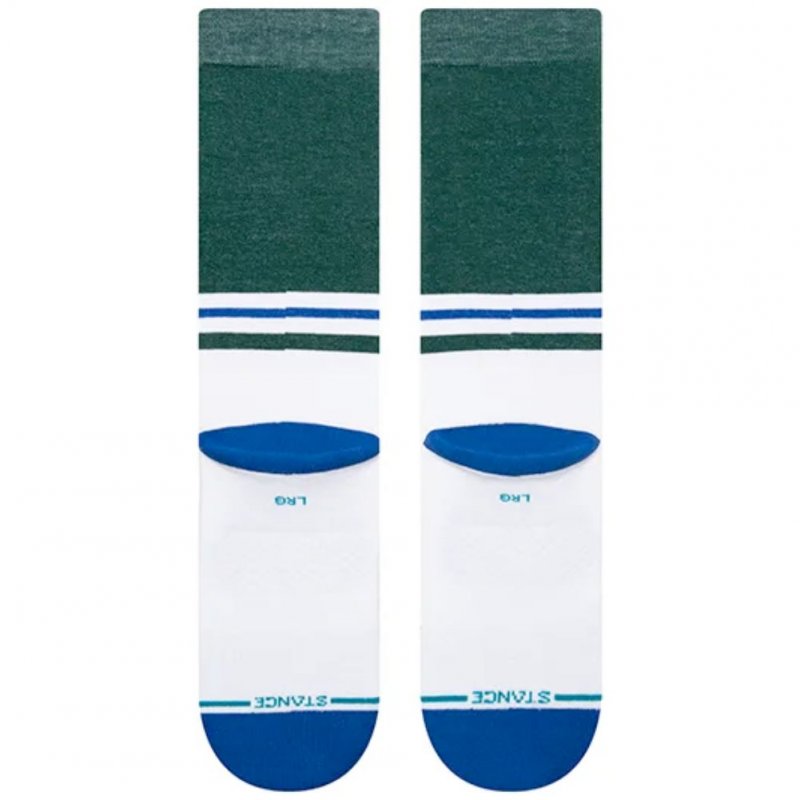 STANCE Chaussettes Homme Coton CE 2023 DET Vert Blanc NBA