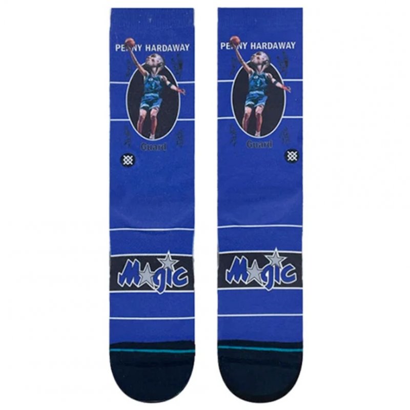 STANCE Chaussettes Homme Coton RETRO BIGHEAD PENNY Bleu Noir NBA