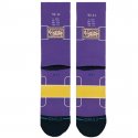 STANCE Chaussettes Homme Coton RETRO BIGHEAD SHAQ Violet Jaune NBA