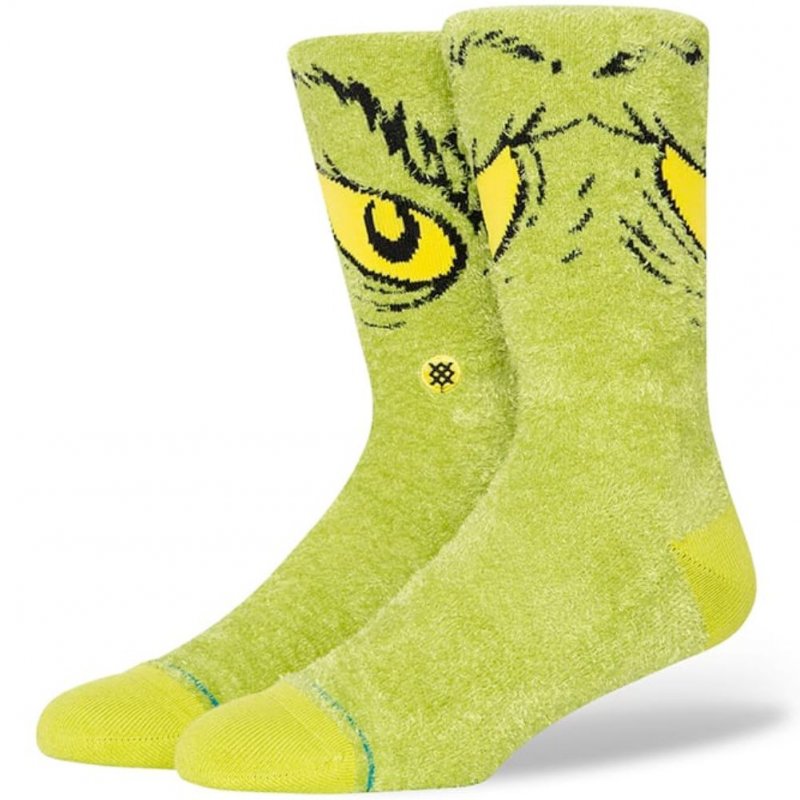 STANCE Chaussettes Homme Coton DADA DAGRINCH Vert DISNEY