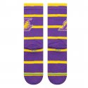 STANCE Chaussettes Homme Coton PREP LAL Violet Jaune NBA