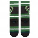 STANCE Chaussettes Homme Coton PREP MIL Noir Vert NBA