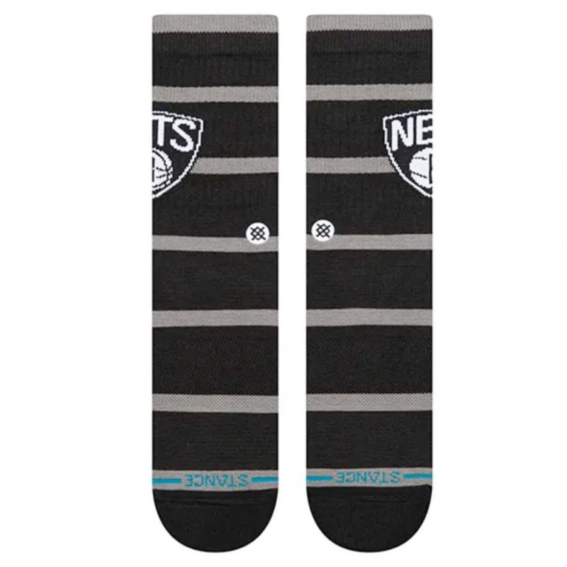 STANCE Chaussettes Homme Coton PREP BKN Noir Gris NBA