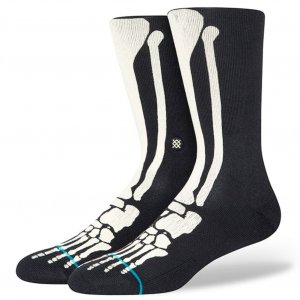 STANCE Chaussettes Homme Coton BONEZ Noir Blanc