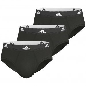 ADIDAS Lot de 3 Slips Homme Coton ACTIVE FLEX3 Noir