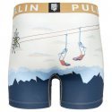 PULL IN Boxer Long Homme Microfibre EDENWEISS Blanc Beige