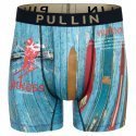 PULL IN Boxer Long Homme Microfibre JACKY Bleu Multicolore