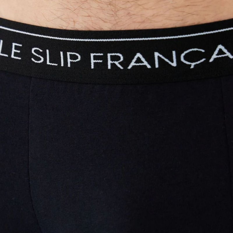 LE SLIP FRANÇAIS Boxer Homme Coton REDOUTABLE Noir