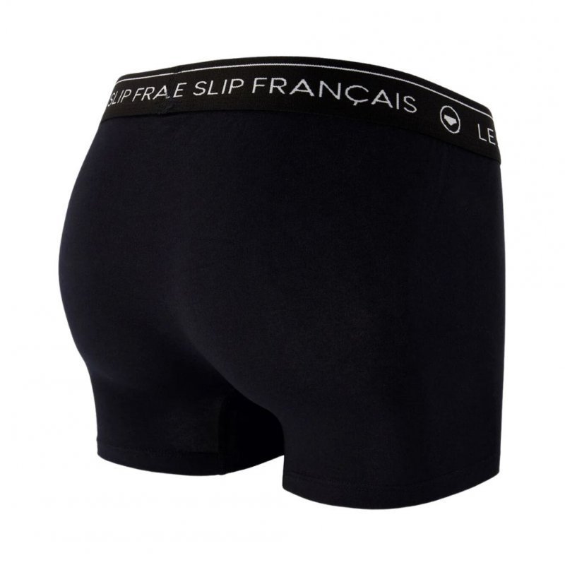 LE SLIP FRANÇAIS Boxer Homme Coton REDOUTABLE Noir