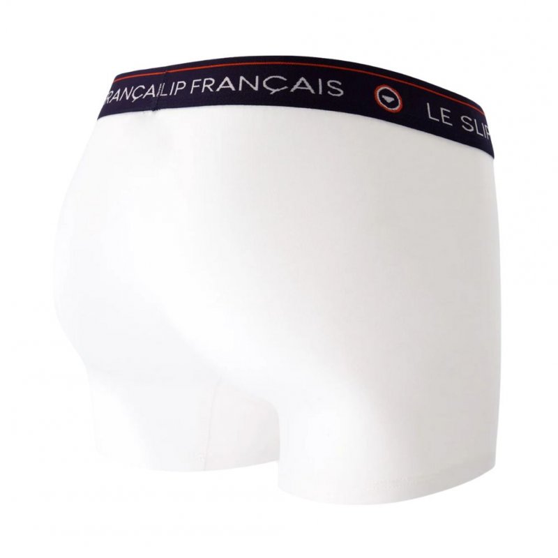 LE SLIP FRANÇAIS Boxer Homme Coton REDOUTABLE Blanc