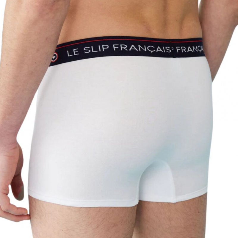 LE SLIP FRANÇAIS Boxer Homme Coton REDOUTABLE Blanc