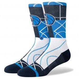 STANCE Chaussettes Homme Coton ZONE DAL Bleu Noir Blanc NBA