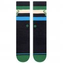 STANCE Chaussettes Homme Coton BUCKS ST CREW Noir Vert NBA