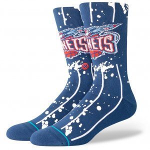 STANCE Chaussettes Homme Coton OVERSPRAY HOU Bleu Blanc NBA