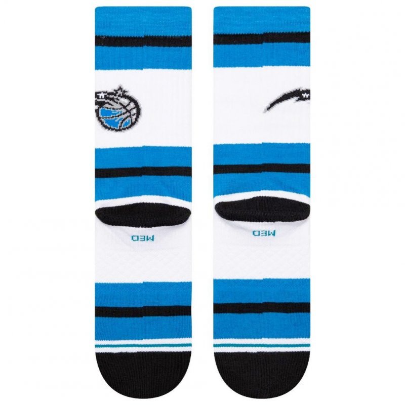 STANCE Chaussettes Homme Coton PREP ORL Blanc Bleu NBA