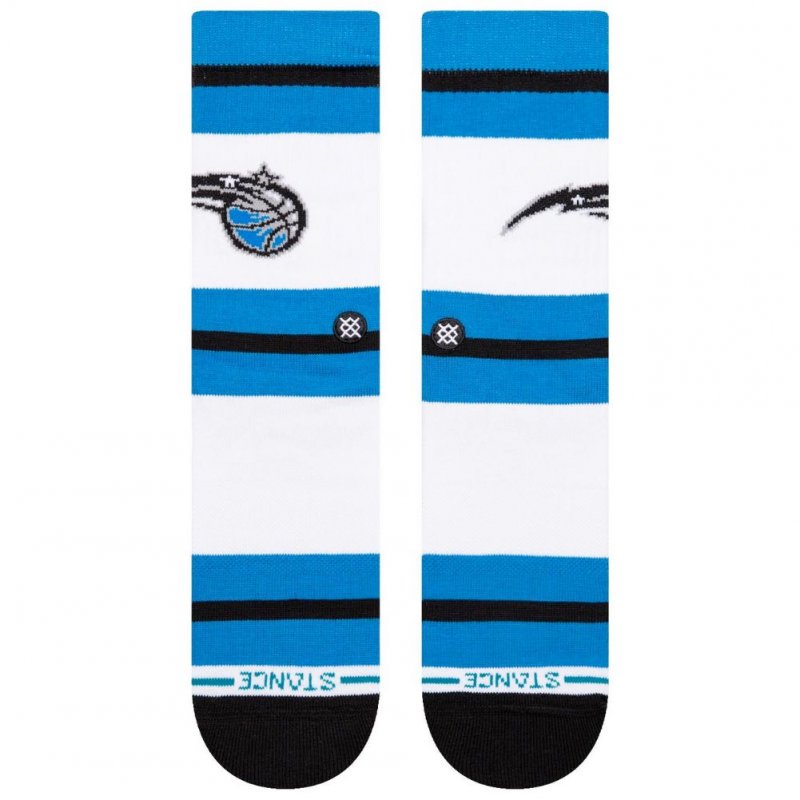 STANCE Chaussettes Homme Coton PREP ORL Blanc Bleu NBA