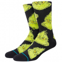 STANCE Chaussettes Homme Coton MEAN ONE Noir Vert DISNEY