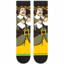 STANCE Chaussettes Homme Coton SMILINGS MY FAVORITE Noir Jaune