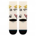 STANCE Chaussettes Homme Coton HELLFIRE Beige STRANGER THINGS