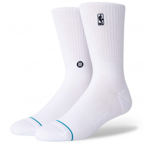 STANCE Chaussettes Homme Coton LOGOMAN ST Blanc NBA