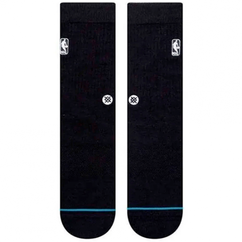 STANCE Chaussettes Homme Coton LOGOMAN ST Noir NBA