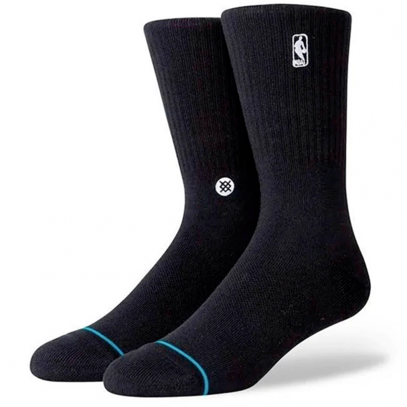 STANCE Chaussettes Homme Coton LOGOMAN ST Noir NBA