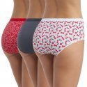 DIM Lot de 3 Boxers Femme Coton POCKETS STRETCH Dim Chéri