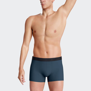 Lot de 2 Boxers homme Lyocell Bleu/Bleu gris - Impetus