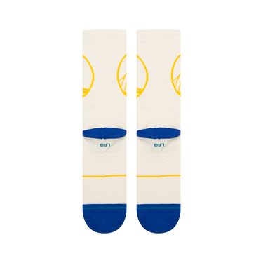 Paire de Chaussettes homme Tennis Fantaisie, Mode, Sportif Blanc cassé/Bleu roi/Jaune - Stance