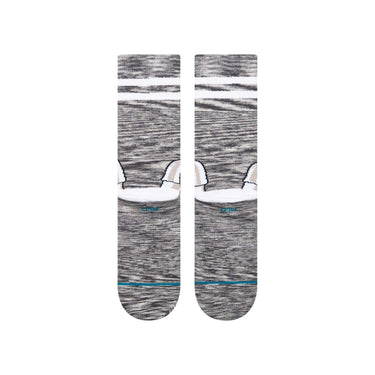 Paire de Chaussettes homme Tennis Fantaisie, Mode Gris clair/Blanc - Stance