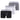 Lot de 3 Boxers homme Coton Noir/Gris chiné/Blanc Uni - Serge Blanco