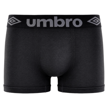 Lot de 4 Boxers homme Polyester Gris foncé/Kaki foncé/Gris clair/Gris moyen Uni - Umbro
