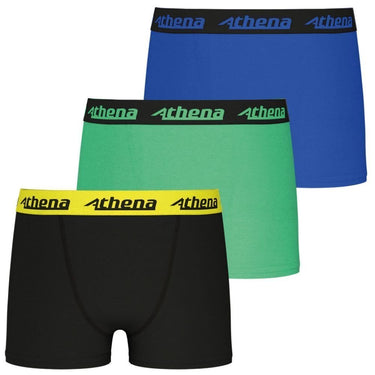 LOT DE 3 Boxer Sous-vêtements Garçon TRIOCHOC Noir et Multicolore