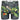 Boxer long Homme PAPEETE Noir et Vert
