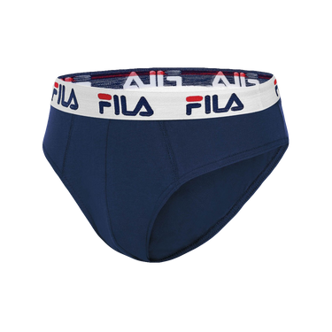 Lot de 4 Slips homme Coton Gris Uni - Fila