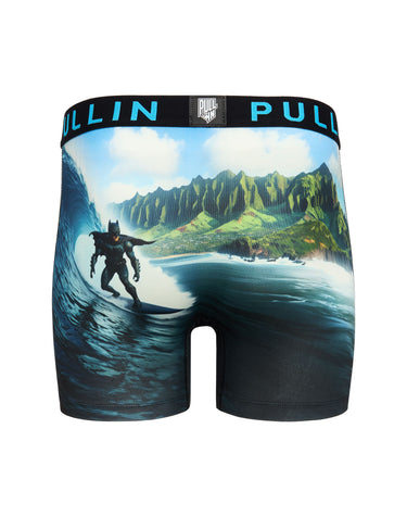 Boxer homme Polyester Bleu/vert Imprimé - Pull In